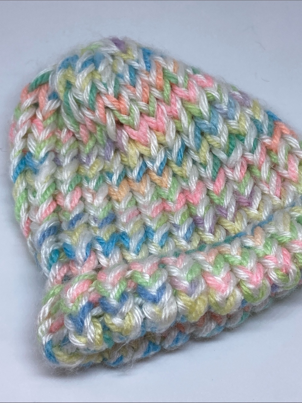 Pastel Multicolor Knit Baby Beanie - Kids Accessories